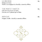 Menu LA STORIA CASABLANCA Casablanca August 2023 293012-846700